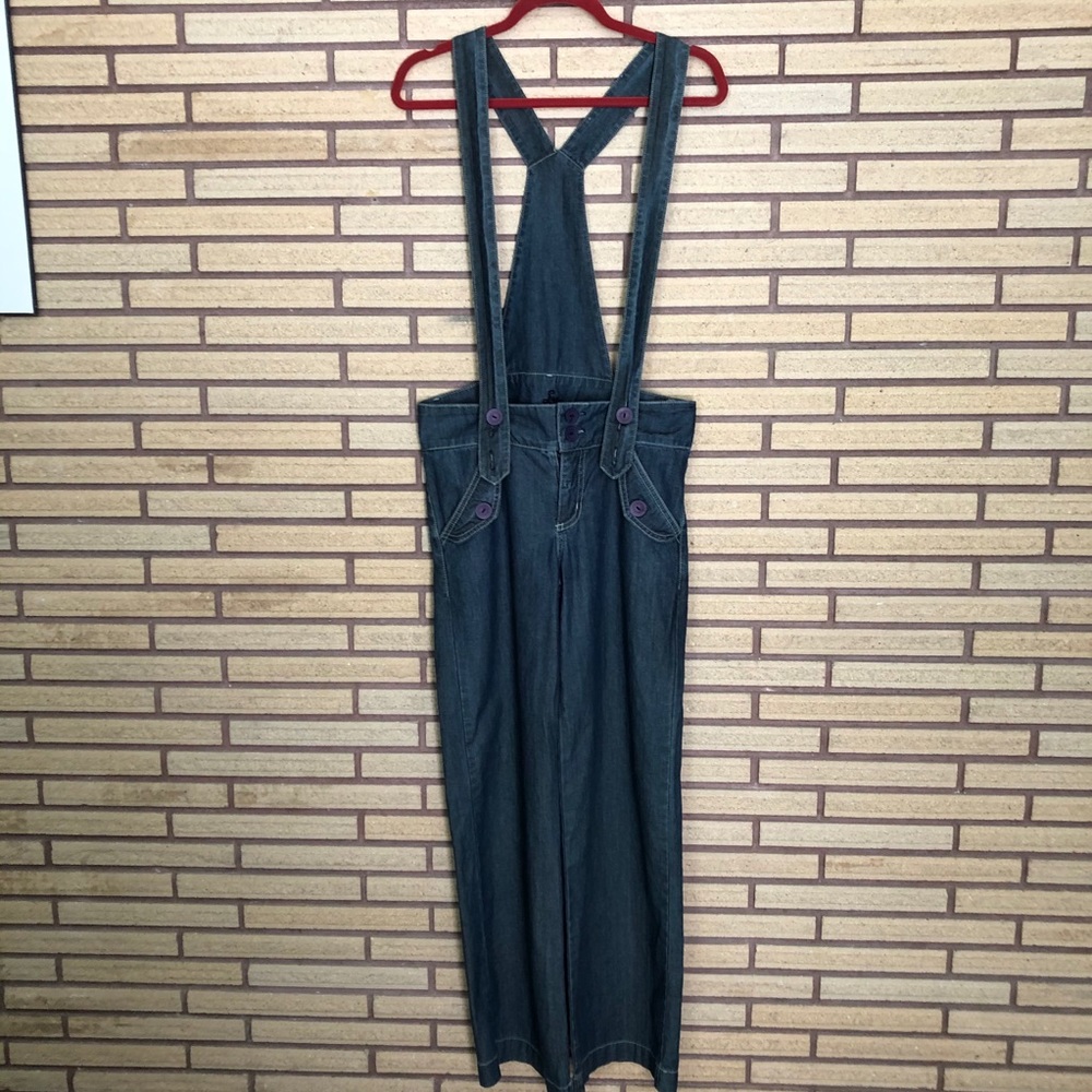 80's Denim Overalls - Denim Jean Overalls - Size 6 - Picture 2 of 9